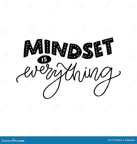 Mindset Is Everything Motivational Quote About Fixed And Growth Mind