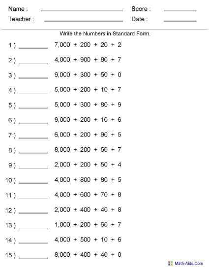 7 Ged Math Worksheets Printable