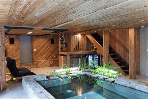Natural Basement Pool Pool Houses Natural Pool House Styles