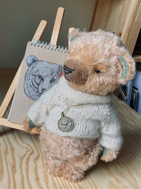 Big Teddy Bear In A Sweater By Jana Malyshenko Tedsby