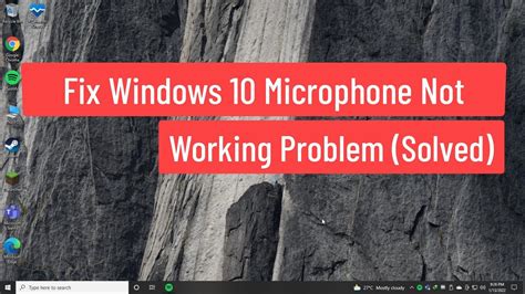 Solución Problemas Micrófono Windows 10 Mundowin