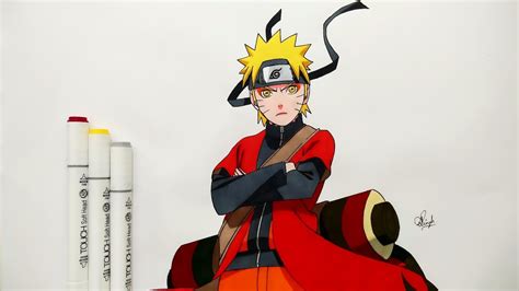 How To Draw Naruto Sage Mode Full Body