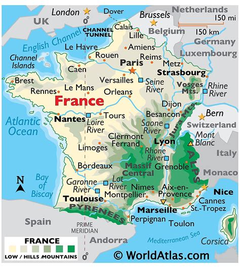 France Maps And Facts World Atlas