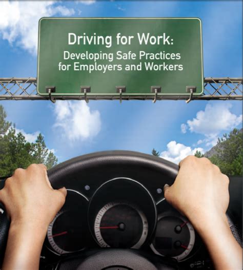 Ohs Resource Portal Driving For Work Developing Safe Practices For