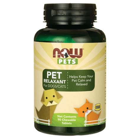 Now Foods Now Pets Pet Relaxant For Dogscats 90 Chwbls