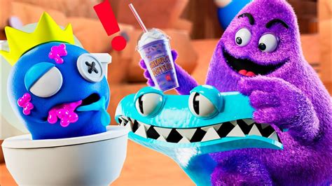 Blue Becomes Grimace Shake Rainbow Friends 2 Animation Youtube