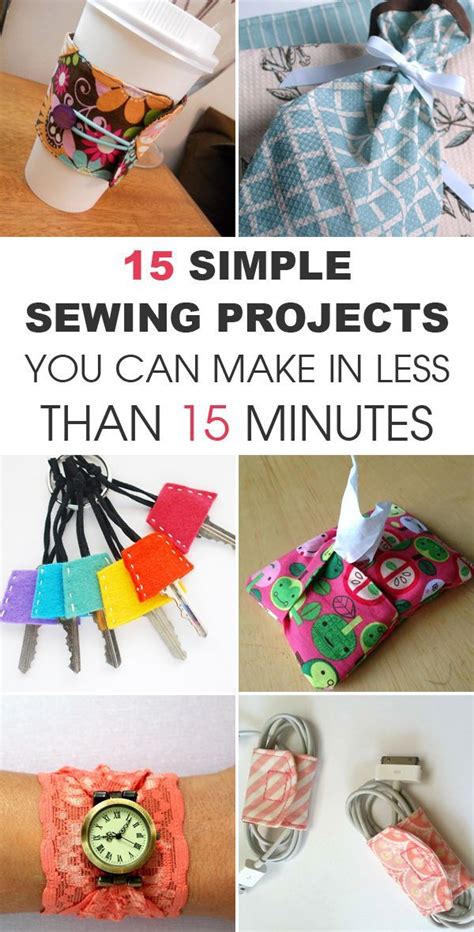 15 Cool Things To Sew In Under 15 Minutes Sewing Projects For Kids