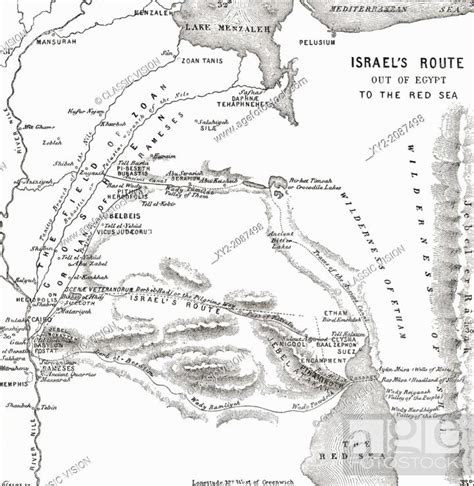Map Of The Israelites