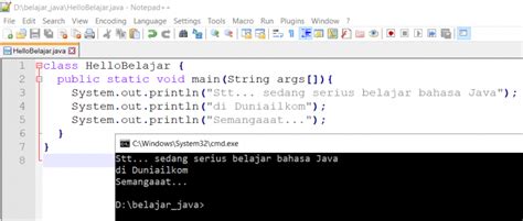 Tutorial Belajar Java Struktur Dasar Kode Program Bahasa Pemrograman Java Duniailkom