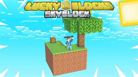 Lucky Blocks Skyblock By Fall Studios Minecraft Marketplace Map