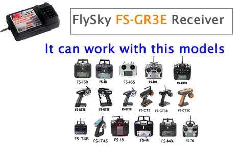 2pcs Flysky Fs Gr3e Receiver Long Range 24g 3ch Receiver
