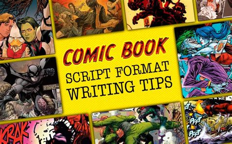 How To Write A Graphic Novel Script Format Writing Comics Scripting