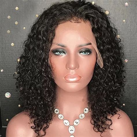 Black Curly Lace Front Hair Wigs Chánge Wigs