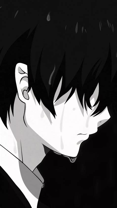 1080x1920 Sad Anime Iphone Wallpaper De Triste Triste Anime Chico