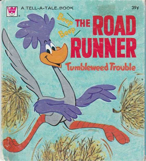 Vintage Road Runner Tumbleweed Trouble Cartoon Kids Book Etsy In 2020
