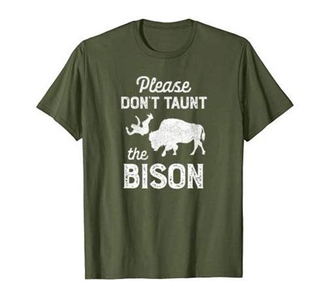16 Amazon Funny National Parks Shirt Tossed In The Air By A Bison