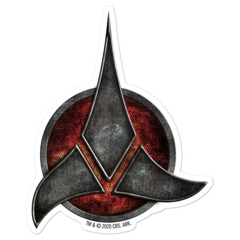 Star Trek Klingon Logo Die Cut Sticker Star Trek Shop Canada