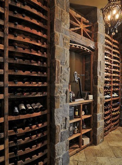 Reclaimed Wine Barrel Racking Home Wine Cellars Wine Cellar Design