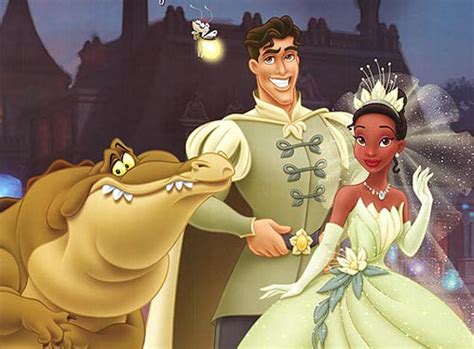 The frog slides down to the floor, but as he touches the ground is suddenly transformed into a handsome young prince, who promptly thanks the princess for breaking. New Disney's "Princess and the Frog" Posters - FilmoFilia