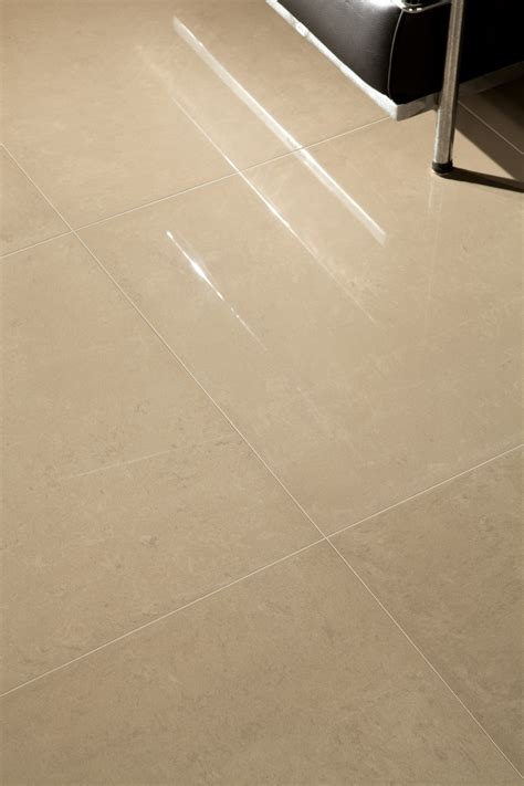 Time Cream Polished Double Loaded Porcelain Floor And Wall Tile 600x600mm