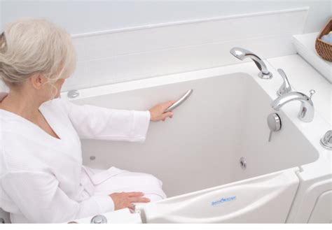 The doors on the bathtubs are sealed so that the water remains in the tub and does not flood the floor. Best Making use of walk in bathtubs for seniors
