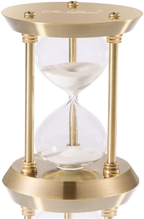 Buy Suliao Brass Hourglass 60 Minute Sand Clock Timer Large Vintage