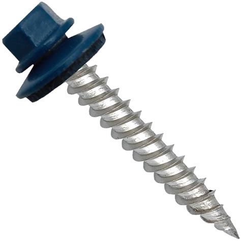 Stainless Steel Metal Roofing Screw Heron Blue 250 12 X 1 12 Hex