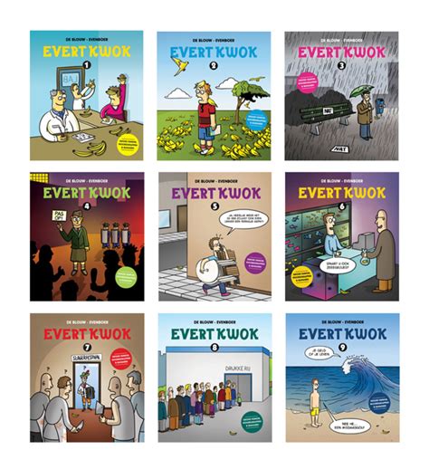 9 Cartoons Uit Het Evert Kwok Pocket Pakket Kwokshopnl