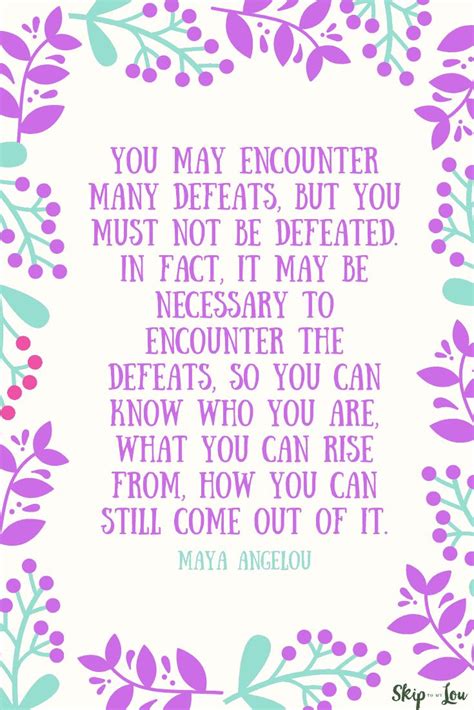 Following are popular and most famous maya angelou quotes and sayings with images. 35 Beautiful Maya Angelou Quotes To Inspire | Skip To My Lou Check more at https://quotespost ...