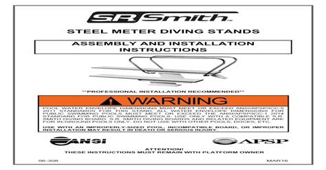 Steel Meter Diving Stands Sr Smith · · 2016 03 24steel Meter Diving
