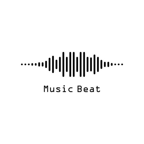 Music Beat Logo Design With Modern And Simple Look For Music And Audio