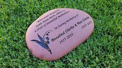 Custom Engraved Stones Engraved Memorial Stone Custom Engraved Stone