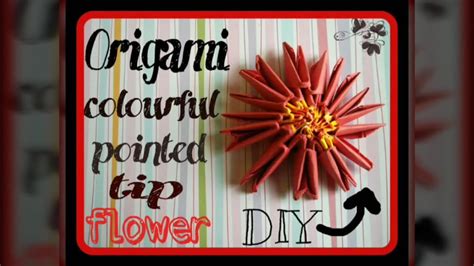Diy Origami Paper Flowers How To Make Origami Paper Flower 5