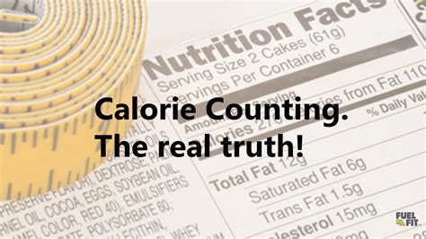 But first let's discuss the importance of what kind. Calorie Counting is not the way to lose weight | FuelFit