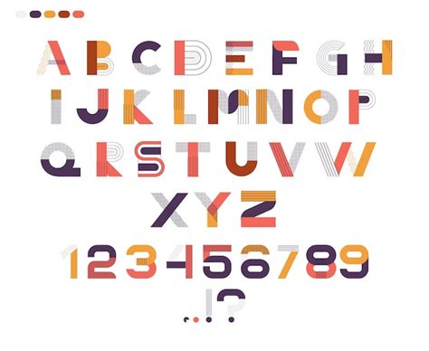 Premium Vector Alphabet Letters