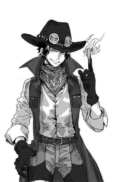 Portgas D Ace Cowboy Outfit Cool One Piece One Piece Pictures The