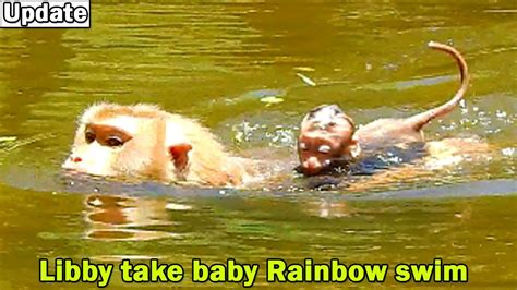 Libby Be Careful Baby Rainbow Drowning Mg Monkey Libby Take Baby