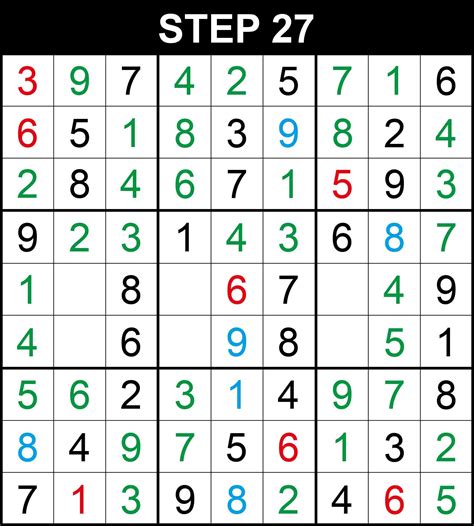 Step By Step Sudoku Solution