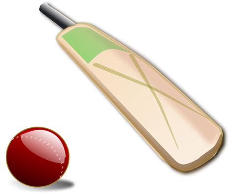 Cricket Bat And Ball Png Transparent Background Free Download 28885