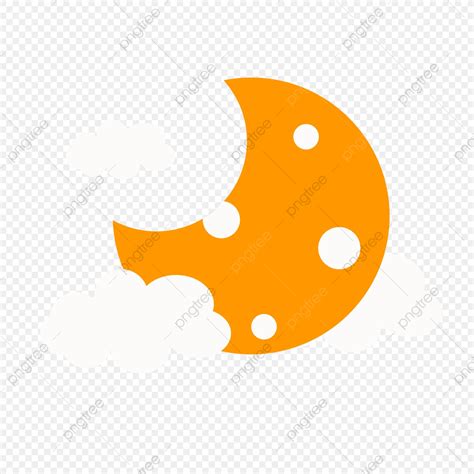 Orange Moon Clipart