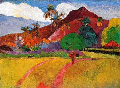 Paul Gauguin Tahitian Landscape Painting Best Tahitian Landscape