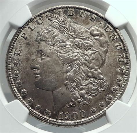 1900 United States Of America Silver Morgan Us Dollar Coin Eagle Ngc
