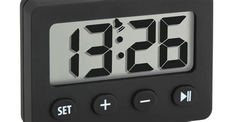 Digital Alarm Clock With Timer And Stopwatch Tfa Dostmann