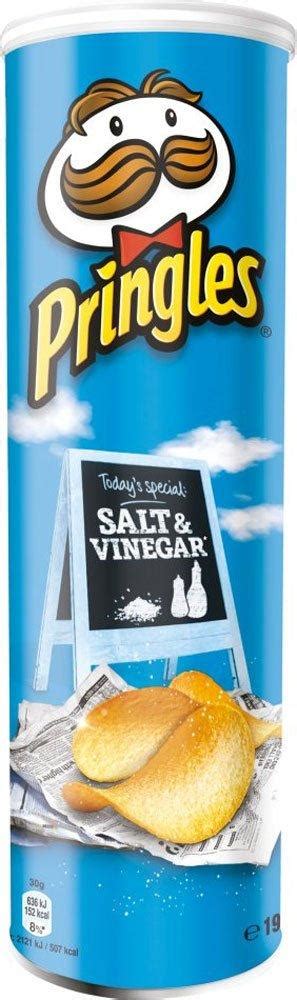 Pringles Salt And Vinegar Flavour 190g Approved Food