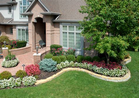 Beds Hardscape Plantings And Flower Curb Appeal Landscape Beautiful