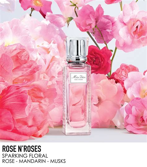 Miss Dior Rose Nroses Eau De Toilette Roller Pearl 20ml