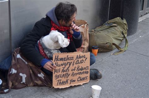 Homeless People Begging