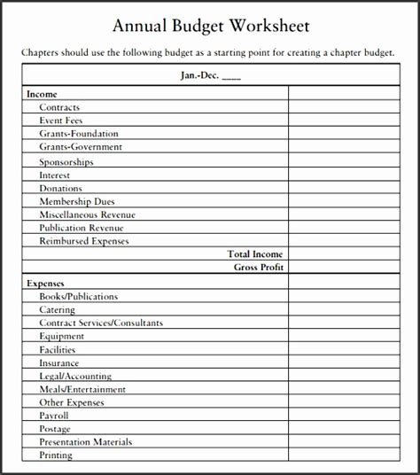 9 Excel Budget Worksheet Template Sampletemplatess Sampletemplatess