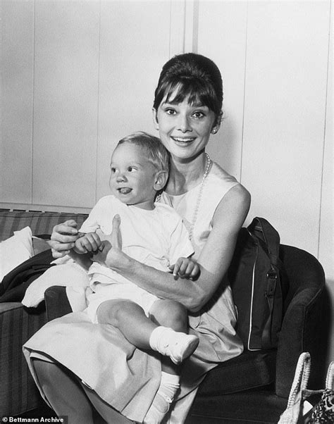 Audrey Hepburns Son Sean Ferrer Reacts To New Biopic About His Mom Audrey Hepburn Sons
