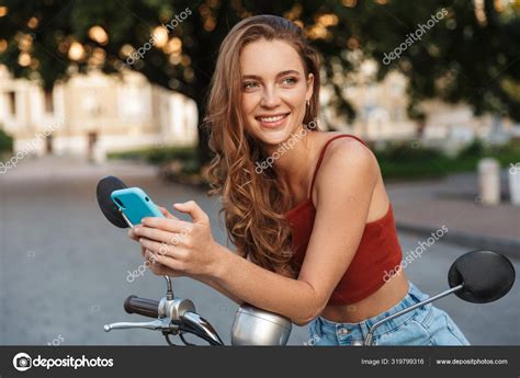Beautiful Young Girl Wearing Casual Summer Clothing Stock Photo By